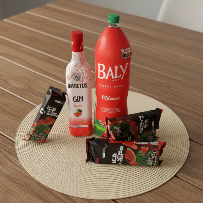 COMBO GIN INVICTUS MELANCIA