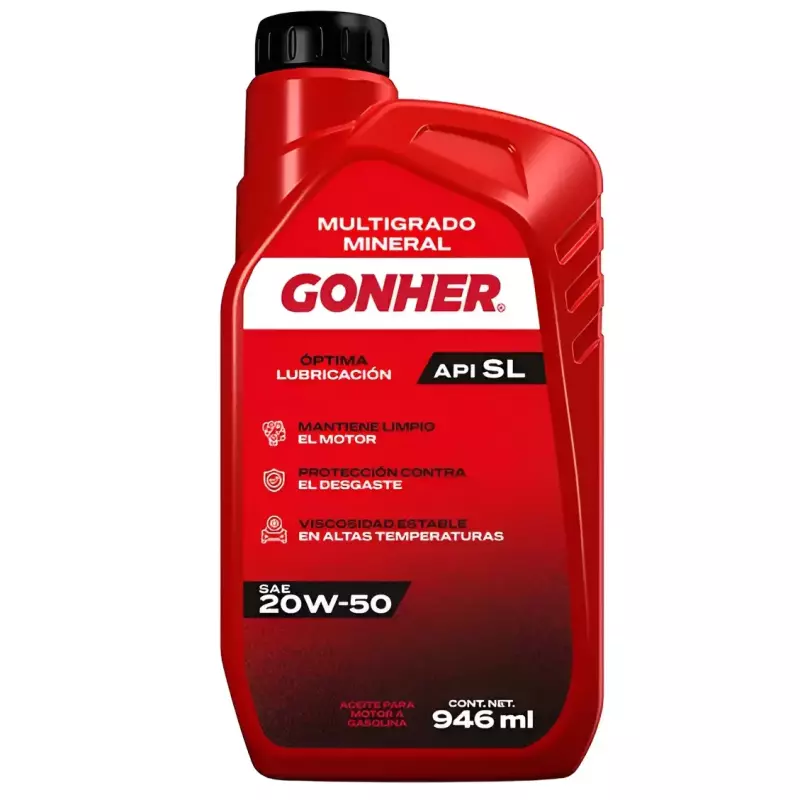 Gonher SAE 20w-50 de 946 ml.  C/12