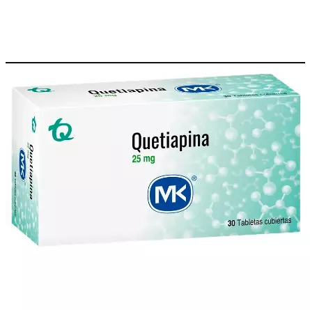 QUETIAPINA 25 MG CAJA X 30 TABLETAS