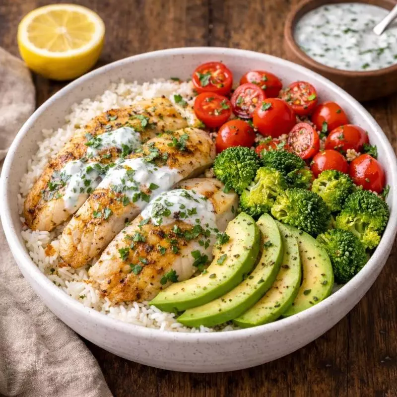 Viernes 8 Mayo - Tilapia Bowl