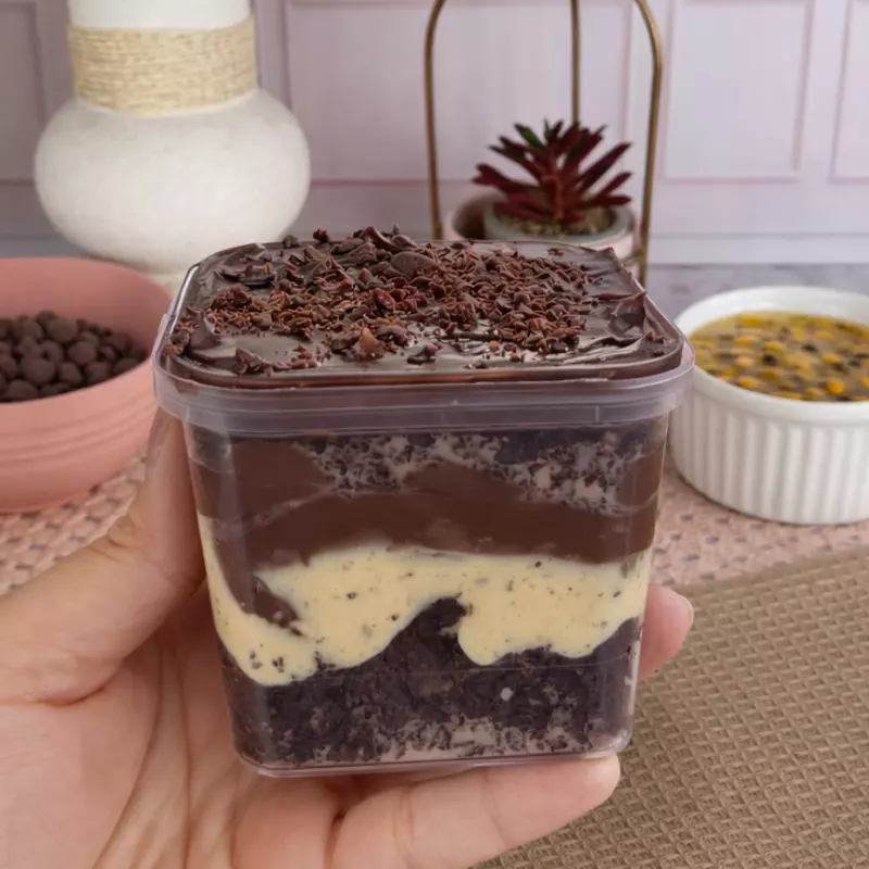 Bolo de Chocolate com Maracujá