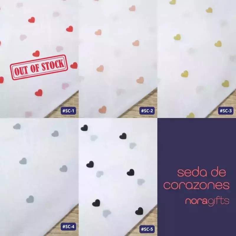 Papel de Seda Corazones