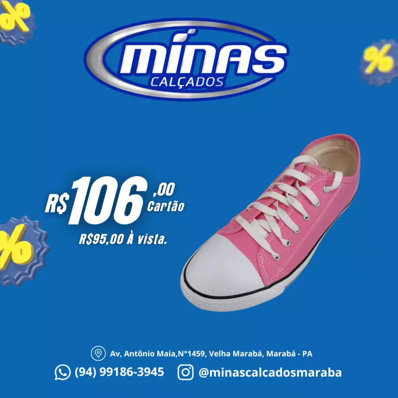 Tênis Rosa RF:DI002