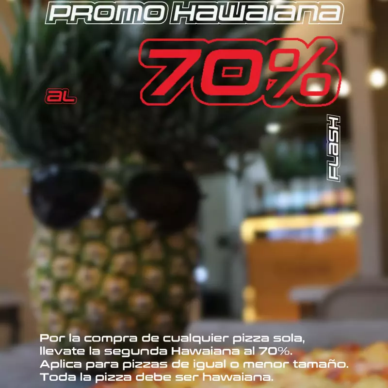 Grandes +Hawaiana al 70%