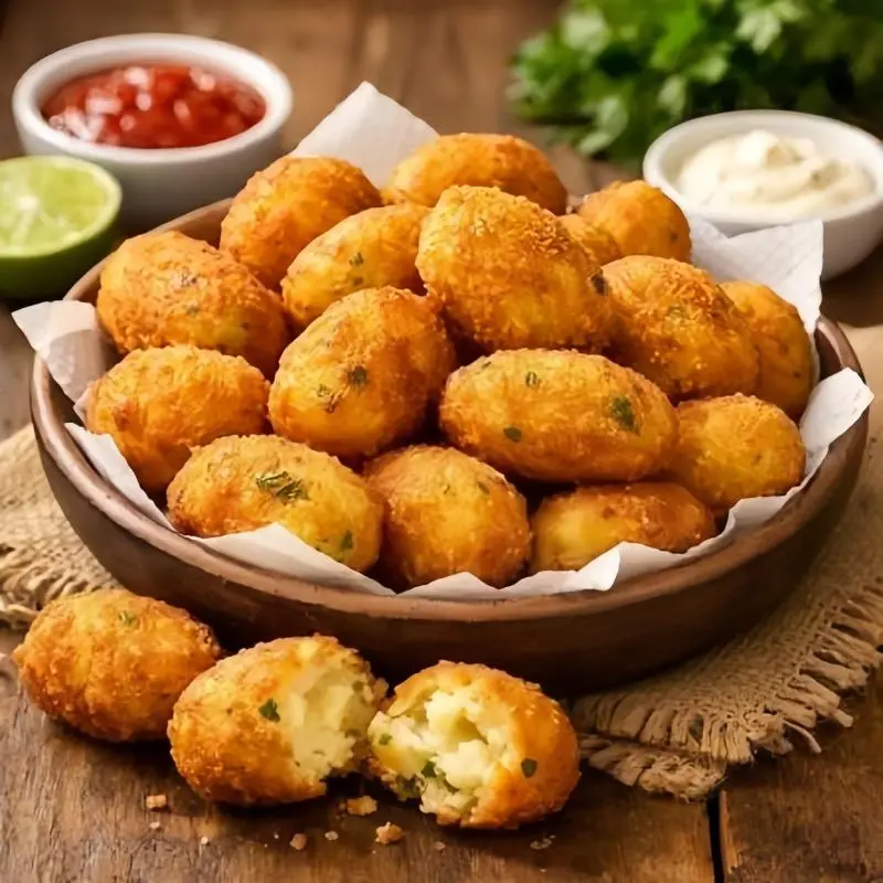 PORÇÃO BOLINHO MANDIOCA E PEPERONI