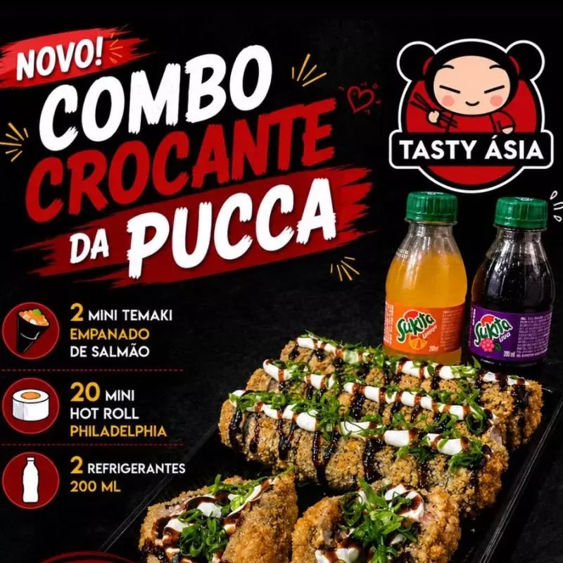Combo Crocante da Pucca+2 refri