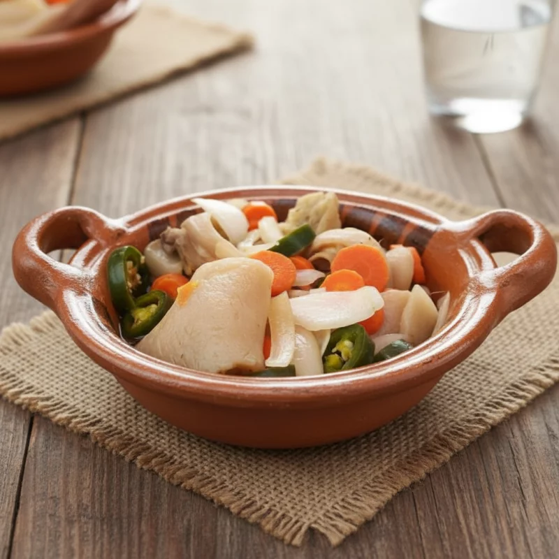 Patitas y Cueritos en Escabeche.