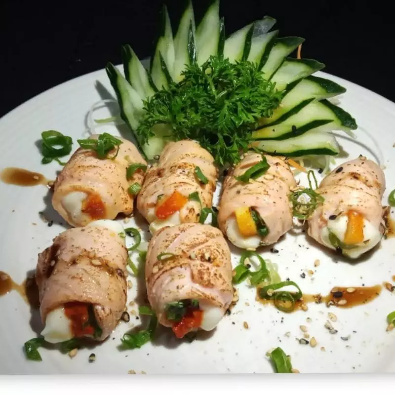 Robata de Salmão e haddock