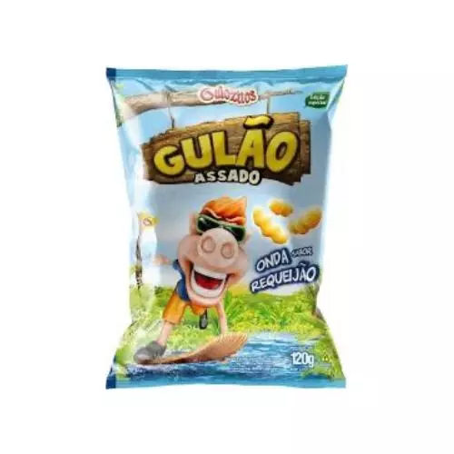 Salgadinho Gulão 120gr Requeijão