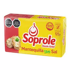 MANTEQUILLA 125G SOPROLE