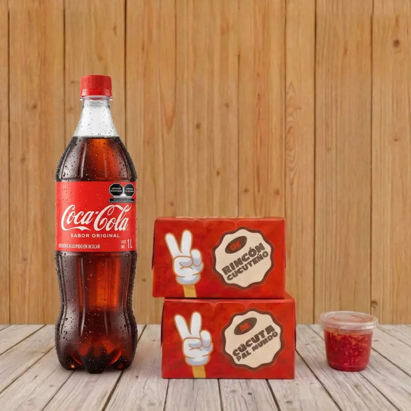 20 Pasteles + Coca Cola Litro