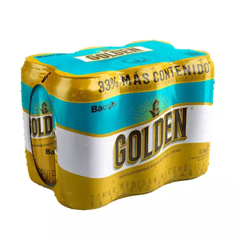 Golden Lata 473ML (Six Pack)