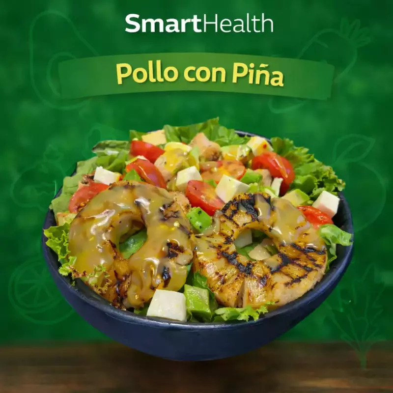 Ensalada de pollo con piña
