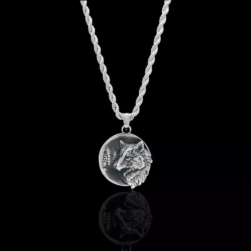 Wolf Head Necklace