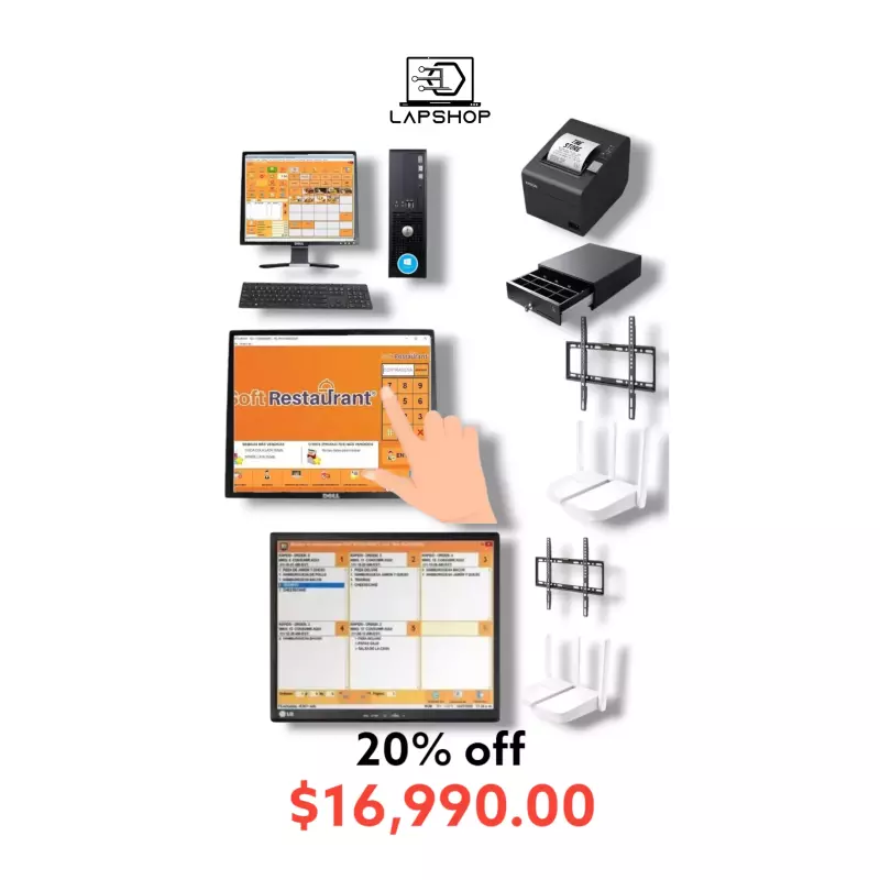 Kit completo soft restaurant