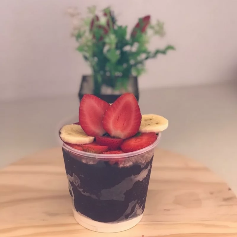 Pote com 250ml de AÇAÍ