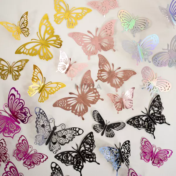 Mariposas Decorativas Metaliz 12 und