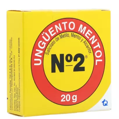 Unguento Mentol No.2  20gr