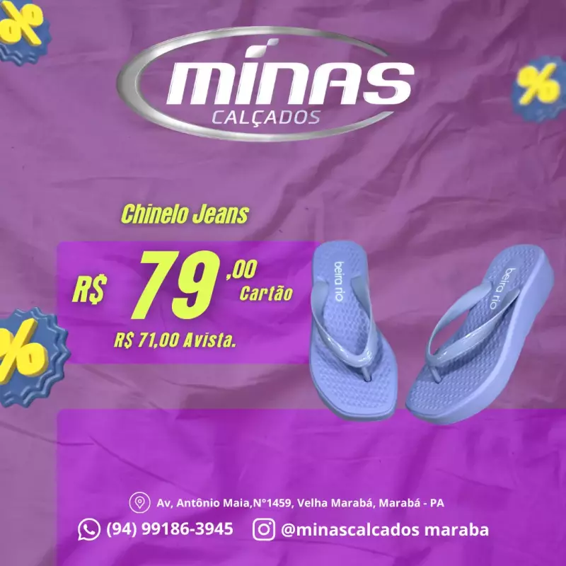 Chinelo Jeans RF:8551100