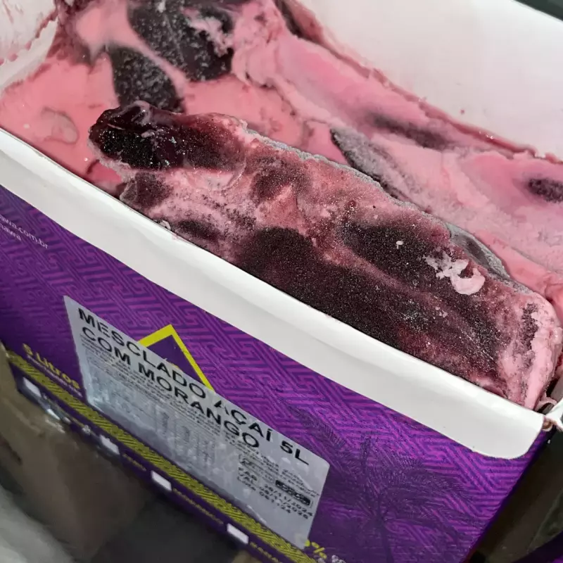 2x AÇAI MESCLADO MORANGO NAWA 400ML