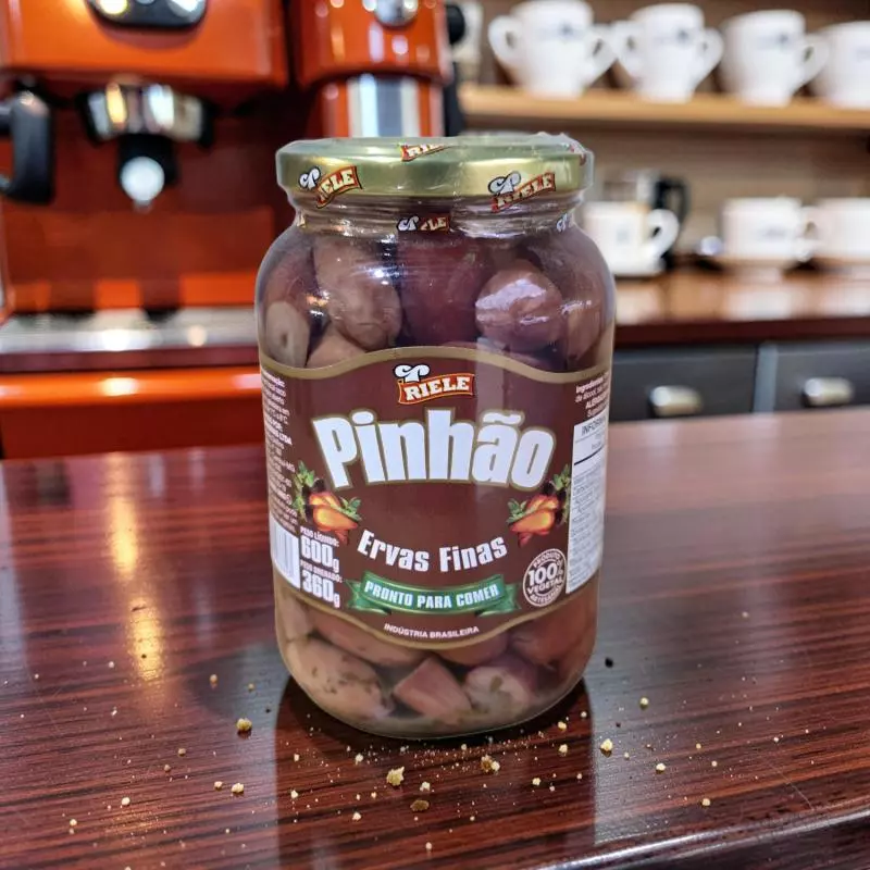 Pinhão em conserva com ervas finas