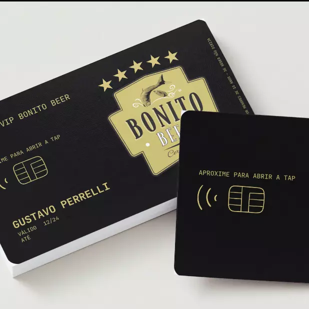 Somente o cartão personalizado