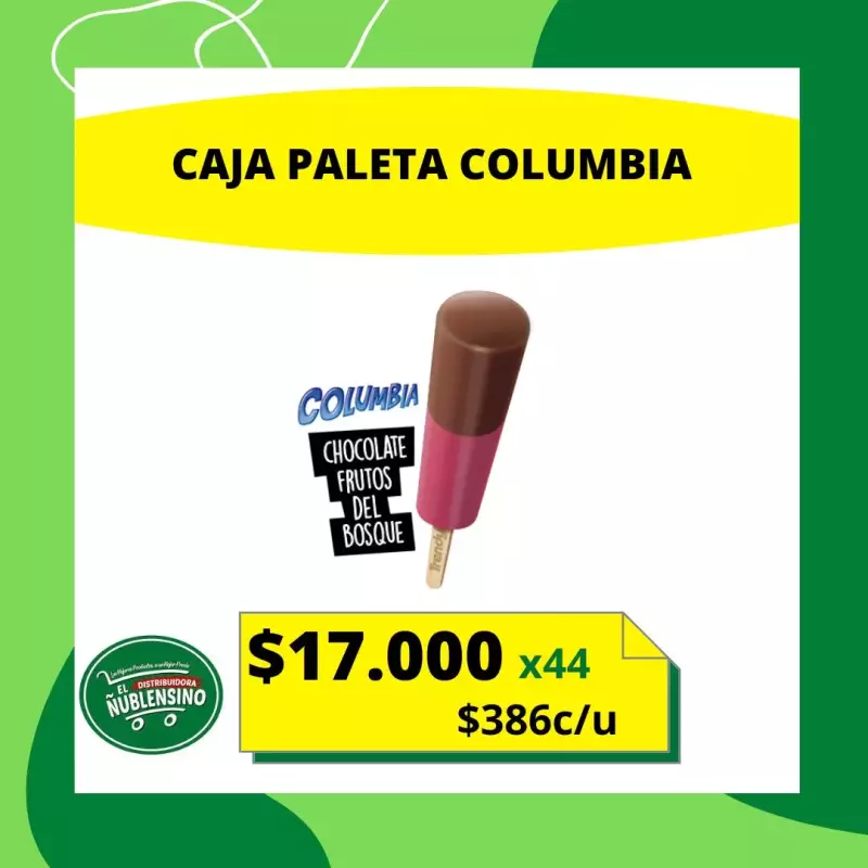 Caja paleta Columbia