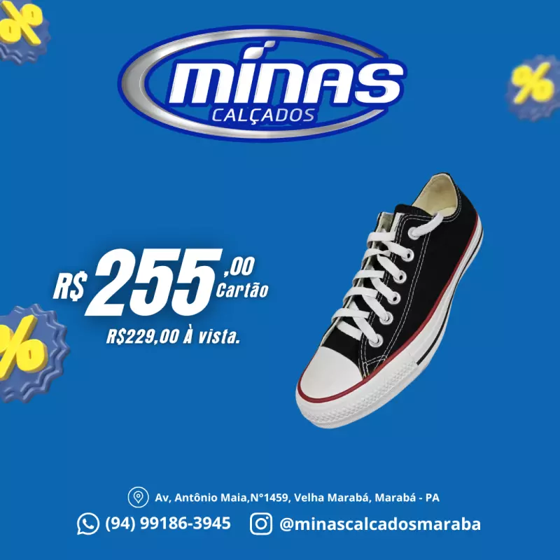 Tênis Preto RF:CT0107