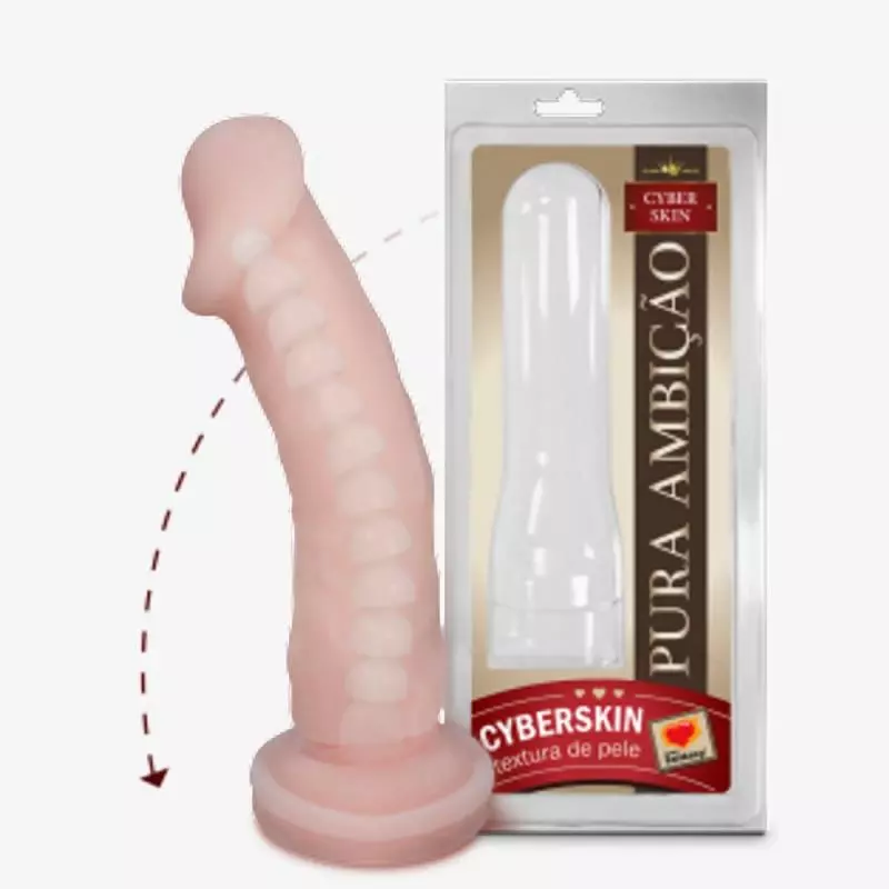 PÊNIS CYBER C/ VÉRTEBRA 17,0 X 4,5CM