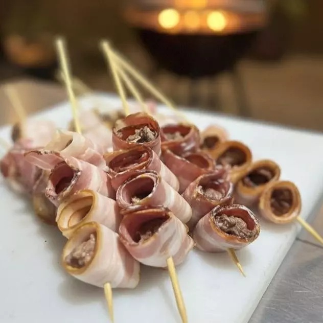 Espeto de Costela Desossada C/Bacon