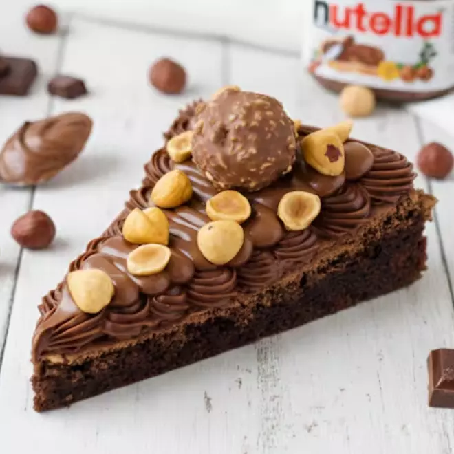 Pizza Brownie Ferrero Rocher