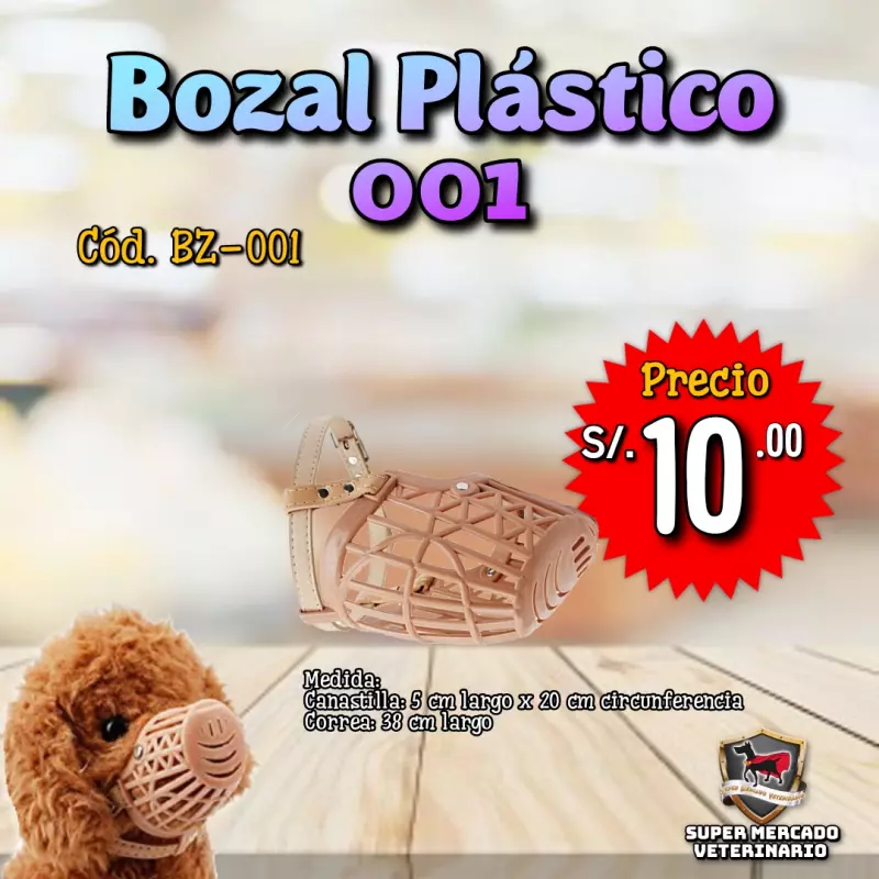 Bozal Plástico 001