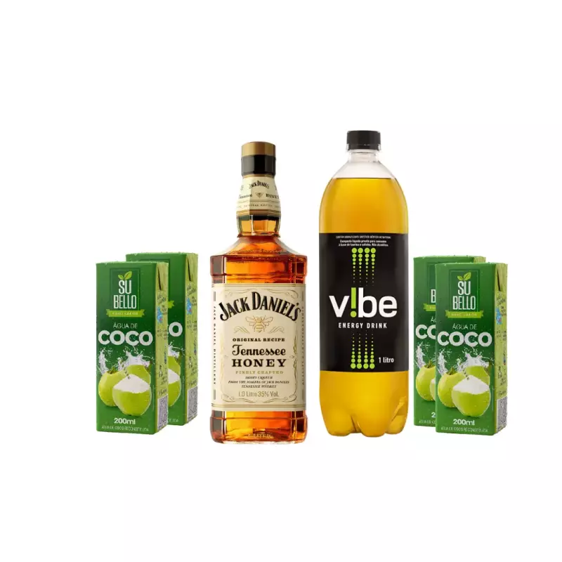 Jack Daniels Mel 1L + Tsunami/Vibe
