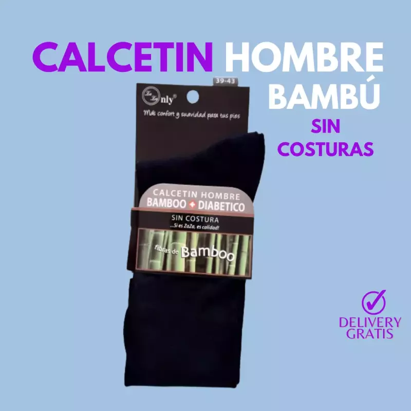 CALCETÍN HOMBRE FIBRAS DE BAMBÚ