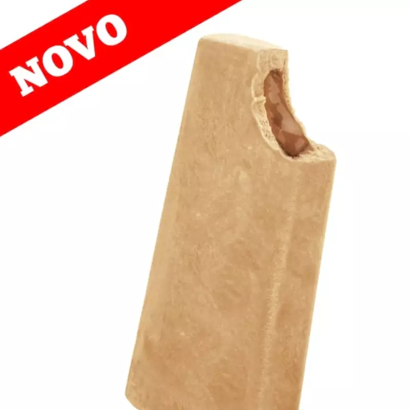 Paleta Paçoca com doce de leite