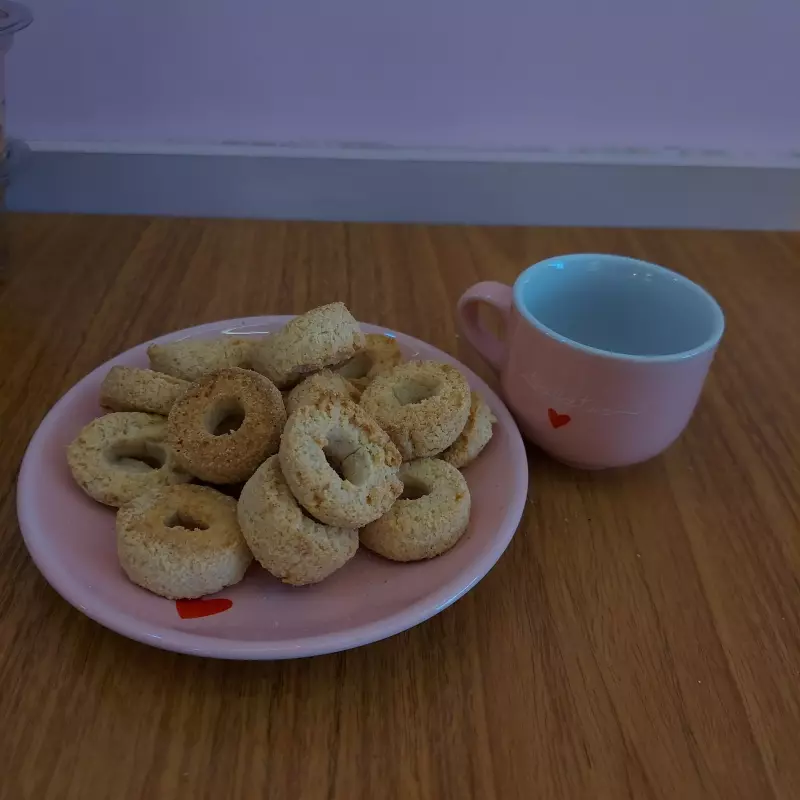 Rosquinha de coco integral 0 açúcar