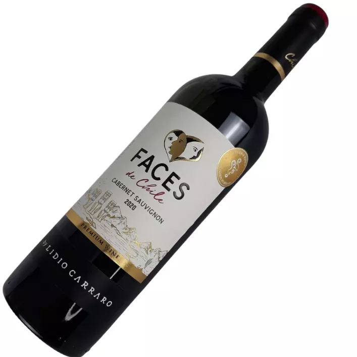 Vinho Tinto Faces de Chile Carbenet