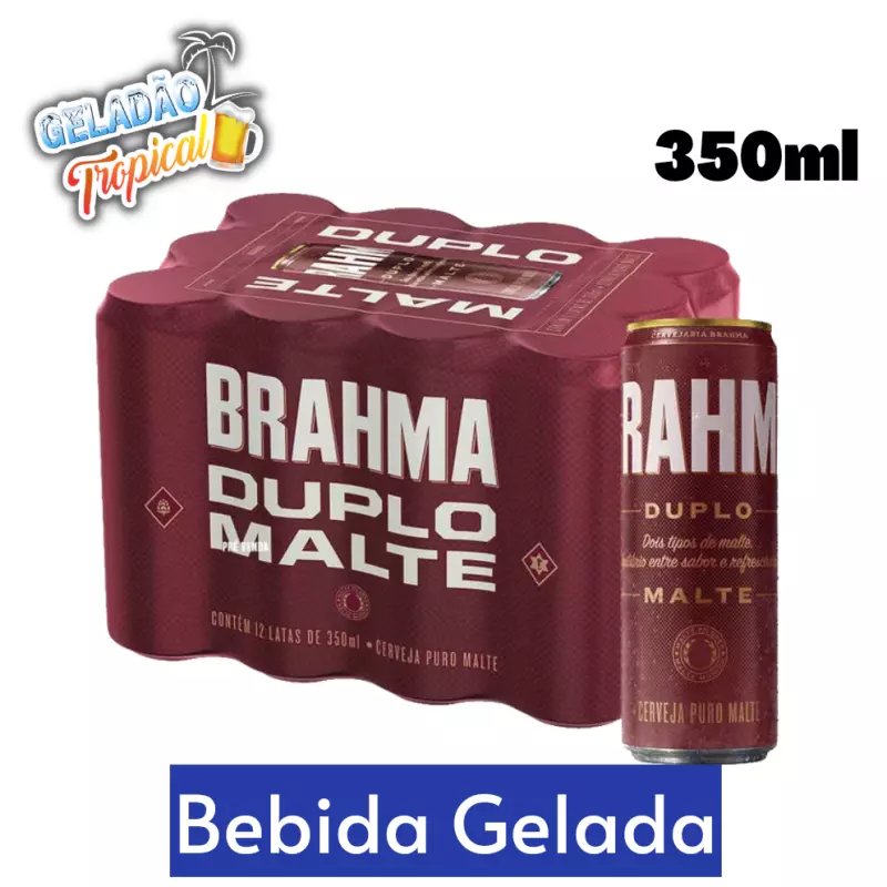Fardo Brahma Duplo Malte 350ml
