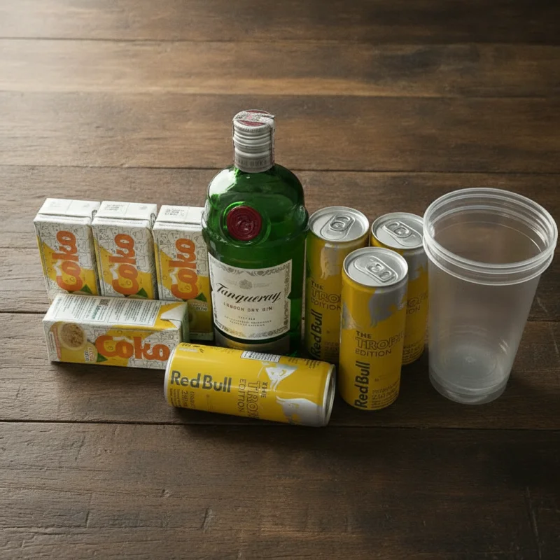COMBO DE TANQUERAY + RED BULL