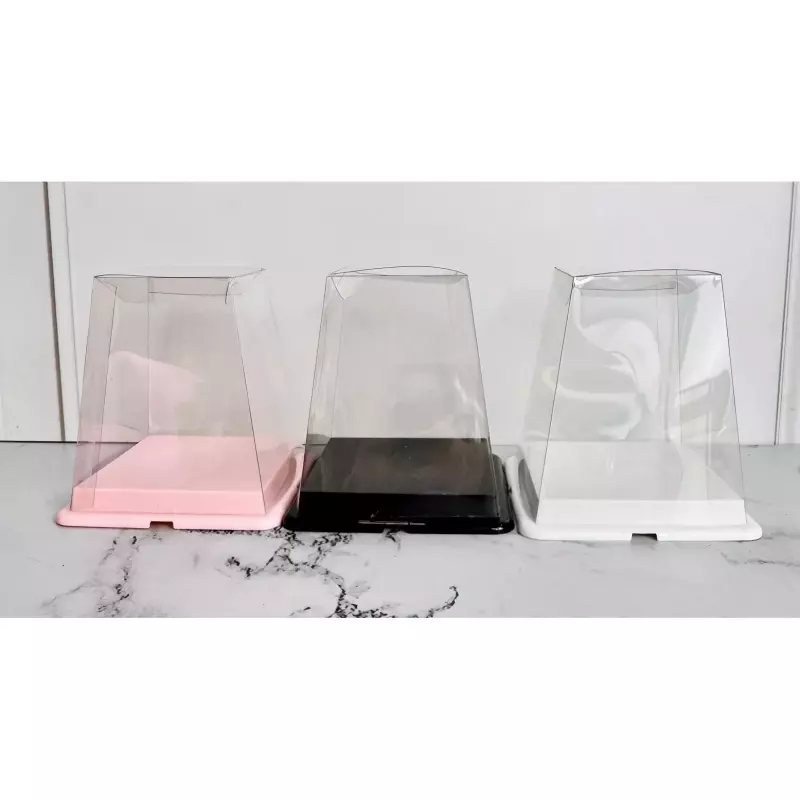 Caja pirámide acetato