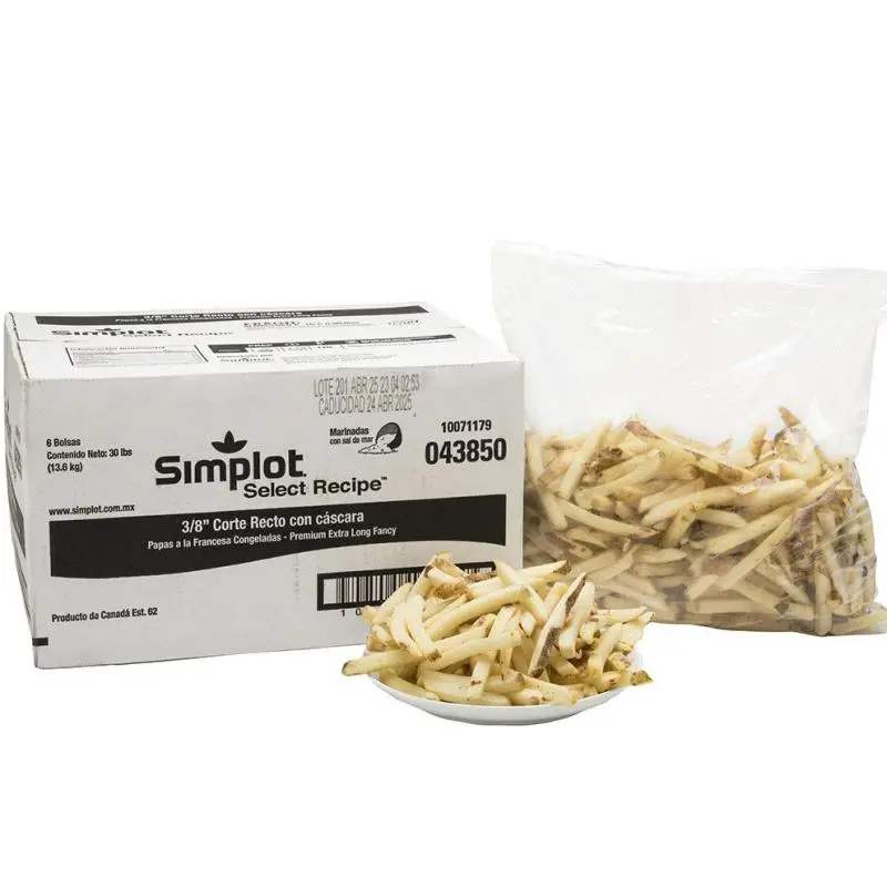 PAPA SIMPLOT 3/8 CON CASCARA 13.6kg