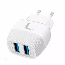 CARREGADOR PAREDE 2 ENTRADAS USB