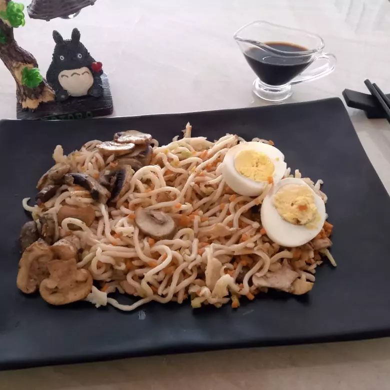 Ramen a la Plancha de Vegetales