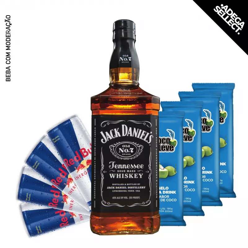 Combo Whisky J. Daniels Old N.7 1L