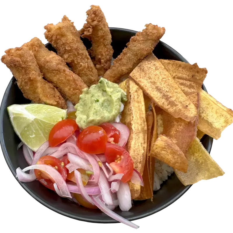 Bowl Pescado Apanado