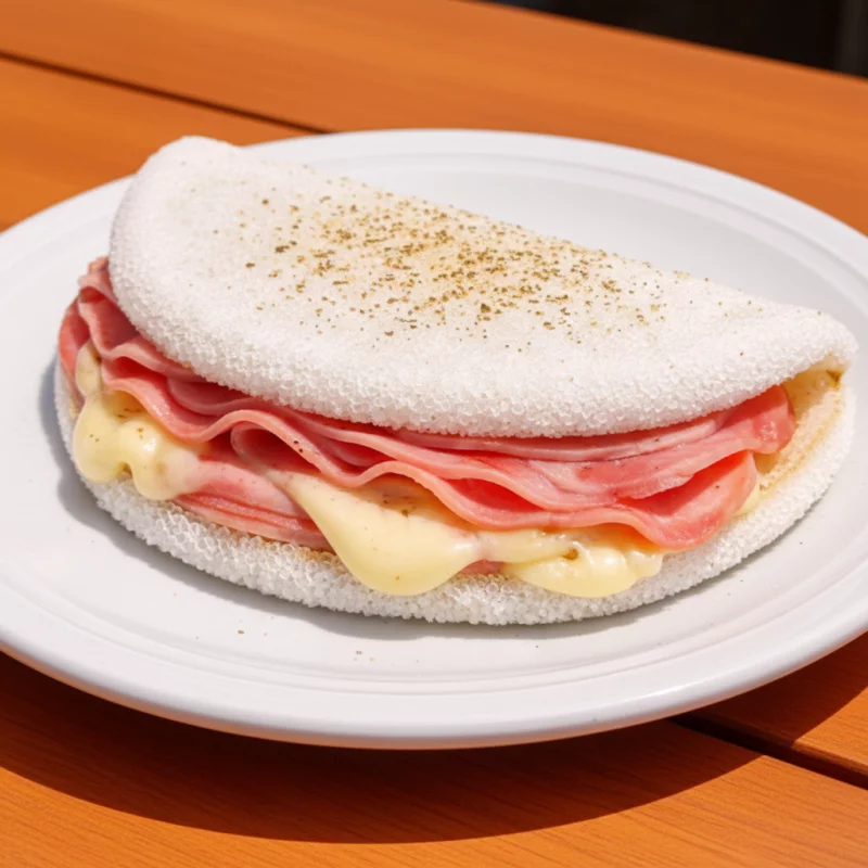 Tapioca de Presunto e Queijo