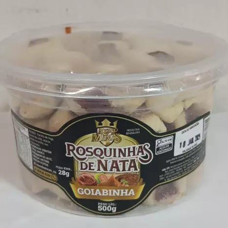 ROSQUINHA DE NATA COM GOIABADA 500G