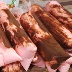 Geladinho Morango + Nutella