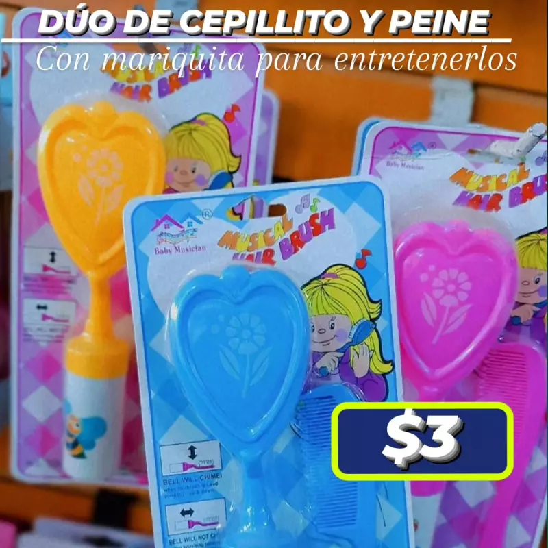 Duo de cepillo y peine