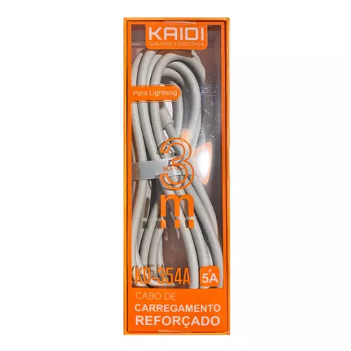 CABO TURBO 3M 5A USB/IOS KD-354A